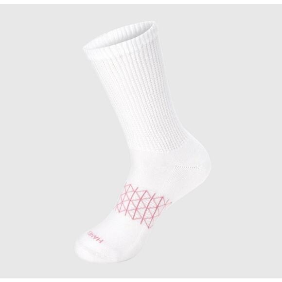 Hanes Absolute Wellness Crew Socks Women’s Size 5-9 Pack 2 Extreme Cushion - Picture 10 of 12